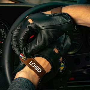 Guantes de Conducción de Piel de Cordero Ajustados de Nueva Llegada para Hombre, Logotipo Personalizado, Precios Razonables, Diseño Personalizado para Motociclismo - Product Image 3
