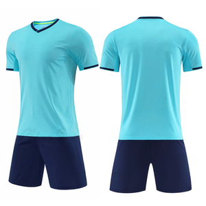ชุดเสื้อเจอร์ซี่ทีมฟุตบอลปี2019 20,เสื้อเจอร์ซีย์ฟุตบอลทีมชาติไทยเสื้อฝึกซ้อมโลโก้และกางเกงขาสั้นออกแบบได้เองพิมพ์แบบระเหิดสำหรับผู้ใหญ่ - Product Image 1