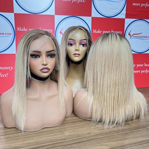 Top 1 os droit vietnamien vierge Remy cheveux humains faisceaux de perruque Machine Double trame sans enchevêtrement Extensions de dentelle dentelle colorée - Product Image 2