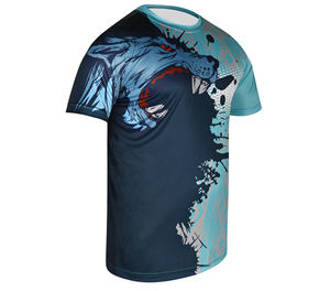 Camiseta de Manga Corta con Cuello Redondo y Logotipo Personalizado Más Vendida, 100% Algodón de Punto, Impresión por Transferencia de Calor, Alta Calidad y Transpirable - Product Image 6