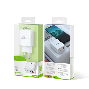 Adaptateur USB Type-C à Charge Rapide PD 20W 3A TC-135 Charge Super Rapide pour Écouteurs Mobiles QC3.0 Compatible EU US UK Sockets - Product Image 1