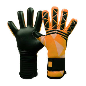 Gants de gardien de but de football pour adultes professionnels Nouvelle conception en latex avec doigts Vêtements de football - Product Image 3