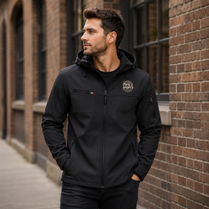 Veste Softshell Décontractée en Toile à Prix de Gros, Doublure Polaire Thermique, Résistante à l'Eau et au Vent pour l'Extérieur, Faible MOQ - Product Image 2