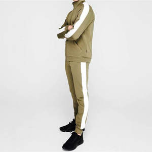 Vente en gros à bas prix Survêtement d'hiver lourd à imprimé unisexe avec fermeture éclair Vêtements de sport Entraînement Gym Jogging personnalisé Taille élastique - Product Image 2