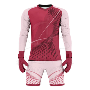 Uniforme de gardien de but 100% polyester anti-rides et confortable avec un design personnalisé et des kits faciles à porter Techniques imprimées - Product Image 3
