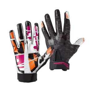 Gants de receveur de football américain antidérapants, durables, très adhérents, en spandex respirant, ajustement confortable pour adultes et enfants - Product Image 4