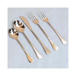 Vaisselle plaquée nickel argent couverts de salle à manger ensemble de cuillères de service couverts ensemble de service en acier ensembles de couverts en acier inoxydable - Product Image 4