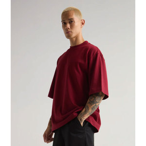 Camisetas holgadas para hombre, divertidas y acogedoras camisetas para hombre, camisetas de peso pesado para adultos, camiseta en blanco personalizada de alta calidad para hombre - Product Image 4