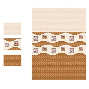 Carreaux muraux émaillés en céramique couleur gris clair design 3d 30x45cm - Product Image 6