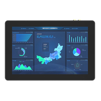 Pantalla HMI Integrada Impermeable IP65 de Alto Brillo, Sistema PLC, Panel de Pantalla Táctil para Automatización Industrial, PC con Linux/Android/Ubuntu
