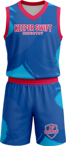 Uniforme de basket-ball fabriqué au Pakistan, maillot d'équipe et short de sublimation, couleur personnalisée, nouveau design, logo personnalisé, uniforme de basket-ball - Product Image 5