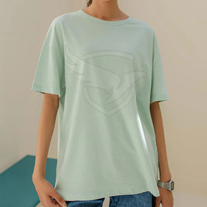 Logo personnalisé T-shirt surdimensionné Meilleur prix T-shirt surdimensionné T-shirt surdimensionné de couleur personnalisée Fabriqué au Pakistan - Product Image 1