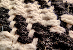 Tapis extérieur pour animaux de compagnie fait à la main en coton Jacquard Rectangle abstrait résistant aux taches 1600 GSM mur à mur - Product Image 6