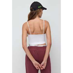 Blusa Casual sin Mangas con Cuello Redondo y Hombros Descubiertos, con Logotipo en la Parte Delantera, 100% Poliéster - Product Image 5