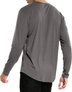 Crew Fitness T-shirt à manches courtes en coton épais pour homme Design décontracté élégant avec logo brodé de haute qualité Tissu tricoté - Product Image 5