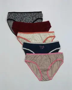 Export Quality Sexy Style Women's Underwear Ladies 5 Pack Bikini Briefs