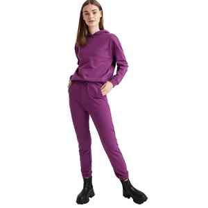 Conjunto Deportivo Profesional de Invierno para Mujer, Sudadera con Capucha y Pantalones de Chándal de Felpa, Talla Grande, Unisex, de Algodón Suave - Product Image 4