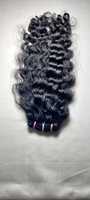 Extensions de cheveux humains russes 100% vierges Remy, double trame machine, fermeture Jerry Loose Deep Wave, 20 pouces, toutes couleurs