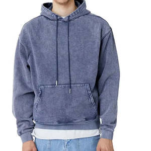 Sudaderas con Capucha para Hombre, Estilo Acid Wash, Cómodas y de Corte Holgado, Mezcla de Algodón, Venta al Por Mayor - Product Image 5