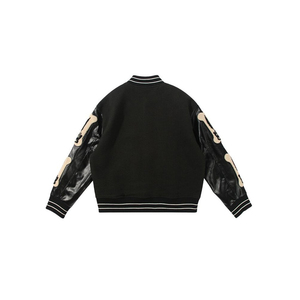 High Quality Custom Body Leather Sleeves Varsity Jacket <b>Men</b> Baseball Varsity Jacket <b>Men</b> Jackets and Coat - Product Image 6