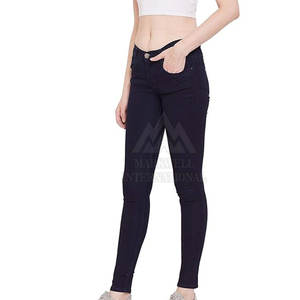 Pantalones Vaqueros de mujer con múltiples bolsillos, ropa de exterior, pantalones vaqueros ligeros para mujer, venta en línea - Product Image 2