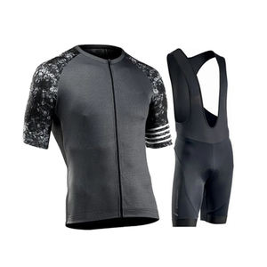 Jersey de ciclismo para hombre de alta calidad, conjuntos de uniformes de diseño personalizado, transpirable, Anti-UV, respetuoso con el medio ambiente, Spandex/tela de algodón, servicio OEM - Product Image 1