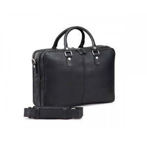 Bolsa para portátil de cuero Real, bolsa multifuncional y de gran capacidad, hecha a precio asequible - Product Image 5