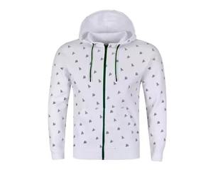 Sudadera con Capucha y Cremallera de Algodón y Poliéster con Diseño Moderno, Estampado Universitario, con Puntos y Estrellas Pequeñas - Product Image 1