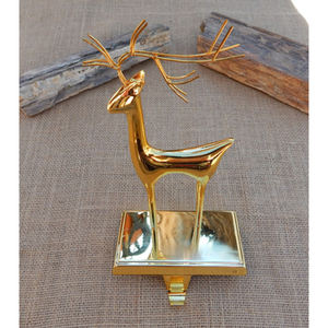 Porte-bas suspendu en métal avec fini plaqué or parfait pour les accessoires décoratifs de fête et de Noël - Product Image 4