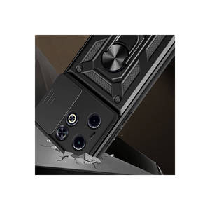 Coque en silicone avec support magnétique pour Infinix Smart 8i, protection coulissante de l'appareil photo, coque Vega noire - Modèle de coques arrière pour Infinix Smart 6 - Product Image 2