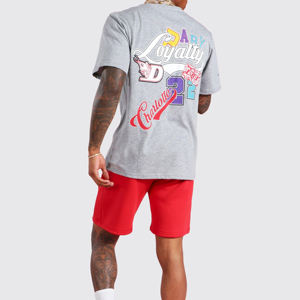 <b>Men's</b> Elastic Waist Quick Dry Printed <b>Shorts</b> Custom Logo Pocket <b>Pattern</b> Casual High Street Style for Workout Running Wholesale - Product Image 2