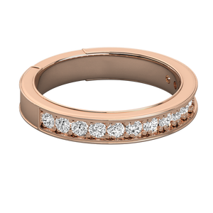 14K Gold Solitaire Diamond Brilliant <b>Ring</b> Princess Oval Cut with Invisible Setting Fine Wedding Promise Jewelry IGI Certified - Product Image 3