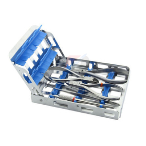 BEXPO INT'L COMPANY - Casete de Instrumentos Dentales Ortopédicos Reutilizables para Perros y Gatos, Diseño Vertical de 18x9, Dispositivos Médicos Veterinarios - Product Image 1