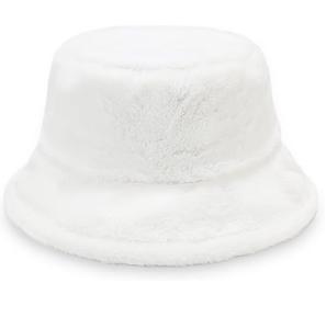 Sombrero de Pescador de Tela de Rizo para Mujer, Hecho en Fábrica, para Verano, Playa, Pesca, Color Blanco, Ajustable - Product Image 1