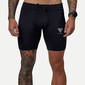 Shorts de sport pour hommes très résistants, à séchage rapide, haute performance, ajustement ajustable, pour entraînement - Product Image 1