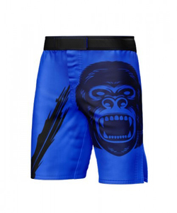 Short de combat MMA élastique sublimé personnalisé de qualité supérieure pour hommes et femmes Short de boxe extensible avec logo personnalisé sur le devant - Product Image 3
