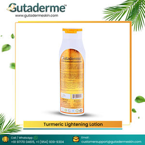 Lotion pour le corps au curcuma et gutaderme biologique exclusive de l'usine Lotion éclaircissante pour la peau à base de plantes végétaliennes à vendre - Product Image 5