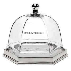 Beurrier en aluminium de forme personnalisée, écologique, fait à la main, avec couvercle en verre - Design moderne pour la maison et les restaurants - Product Image 4