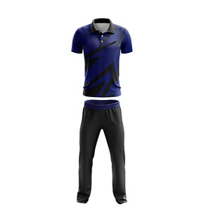 Los hombres usan el logotipo del equipo y el nombre Cricket Jersey Sublimación Impresión Cricket Apparel Sport Training Uniform - Product Image 3