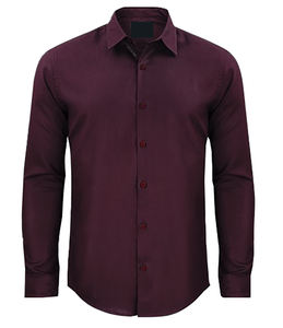 Camisas de Vestir de Popelina para Hombre, Nueva Llegada 2025, OEM, 100% Seda, Antiarrugas, Anti-UV, Ecológicas, Transpirables, Formales, con Cuello Camisero, para Primavera - Product Image 1