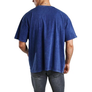 T-shirt unisexe personnalisé délavé à l'acide, style streetwear vintage, en coton oversize, tendance, pour hommes, MADE BY BS 2026 - Product Image 3