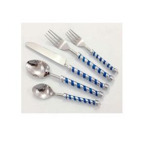 Luxurious Home Tableware Decor Dishwasher Safe Cutlery Set Stainless Steel <b>Flatware</b> Sets of 5 Spoons Forks Knifes Utensils Sets - Product Image 2