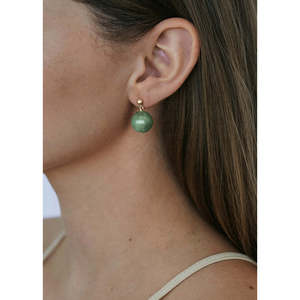 Celeste Green Quartz Crystal <b>Drop</b> Earrings - Product Image 3