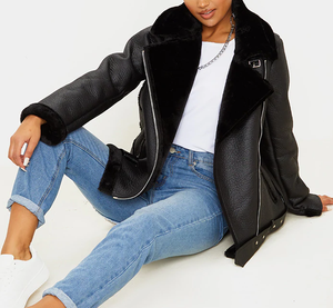 New Arrival Women PU <b>Leather</b> <b>Blazer</b> <b>Jacket</b> Quick Dry Winter Customizable Parka - Product Image 5