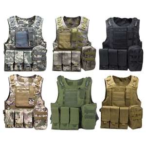Custom Durable Nylon Cotton Tactical Vest Windproof Waterproof Features Short Training <b>Carrier</b> Zipper Closure for Outdoor Use - Product Image 3