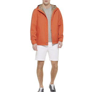 Chaqueta Cortavientos de Invierno Personalizada para Hombre, con Capucha, Cierre de Cremallera Alta, Impermeable y Transpirable, Lona de Alta Calidad, Personalizable OEM - Product Image 2