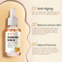 Sérum Visage Anti-Âge Éclaircissant et Hydratant au Curcuma et Vitamine C Marque Blanche 30ml Liquide