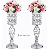 Centre de table de mariage en métal émaillé personnalisable, motif trompette florale, pour une ambiance vintage et un look magnifique très demandé