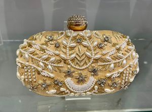 Elegante bolso de mano bordado con cuentas de la mejor calidad hecho a mano Para Boda y fiesta para mujer, bolso de lujo perfecto para la venta - Product Image 5