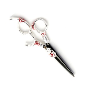 มีดโกนสแตนเลสสตีลกรรไกรตัดผมขนาด6.0นิ้วสำหรับตกแต่งผมมีที่วางขอบและนิ้วแหลมคมซื้อโดยตรง - Product Image 1